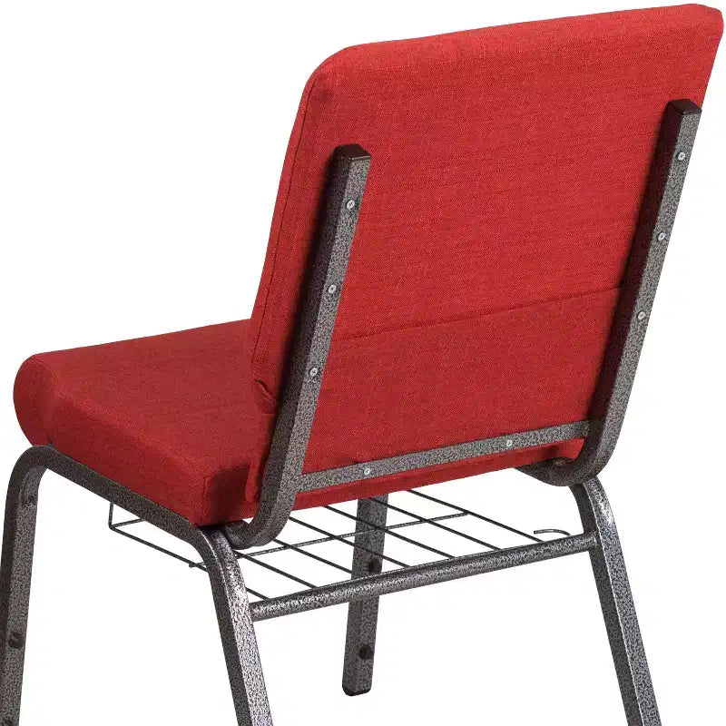 Emma et Oliver 18,5 W Fauteuil d'église/de réception avec porte-gobelet de communion