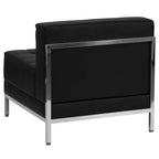Chaise Modulaire Centrale en Cuir Emma et Oliver Contemporary pour Accueil