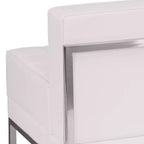 Chaise Modulaire Centrale en Cuir Emma et Oliver Contemporary pour Accueil