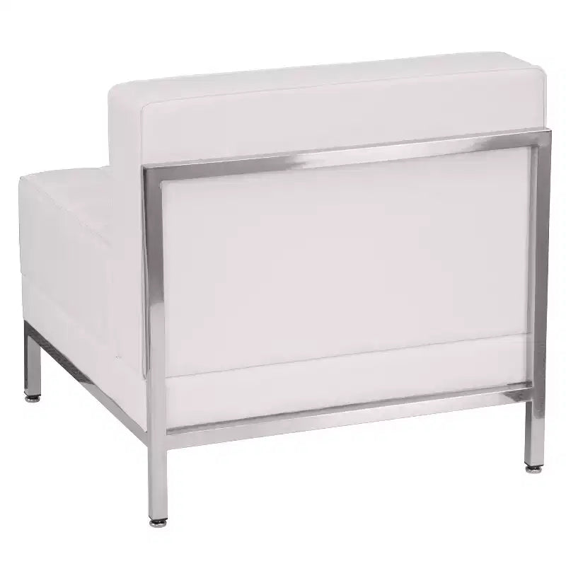 Chaise Modulaire Centrale en Cuir Emma et Oliver Contemporary pour Accueil