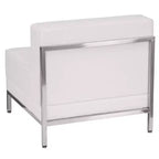 Chaise Modulaire Centrale en Cuir Emma et Oliver Contemporary pour Accueil