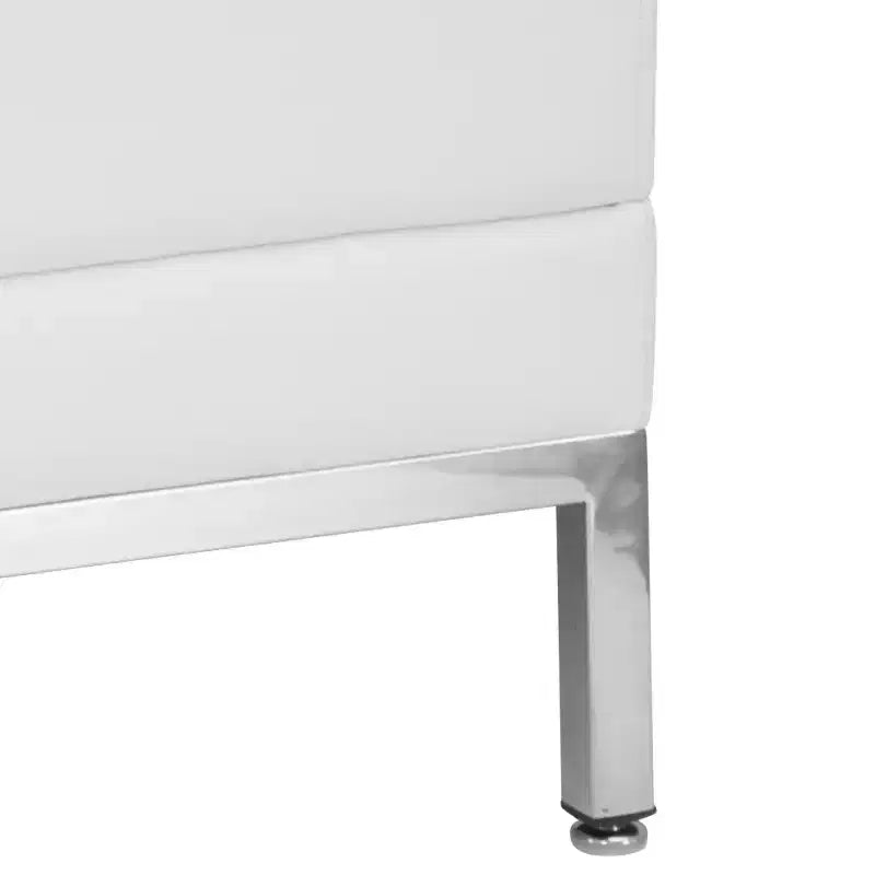 Chaise Modulaire Centrale en Cuir Emma et Oliver Contemporary pour Accueil