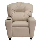 Fauteuil inclinable contemporain pour enfants Emma et Oliver avec porte-gobelet