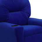 Fauteuil inclinable contemporain pour enfants Emma et Oliver avec porte-gobelet