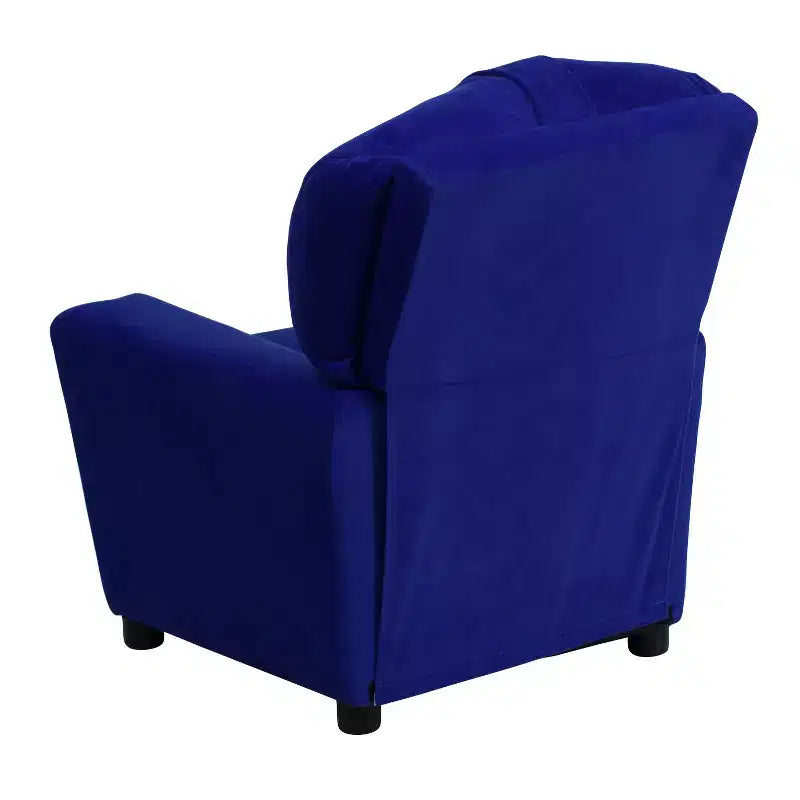 Fauteuil inclinable contemporain pour enfants Emma et Oliver avec porte-gobelet