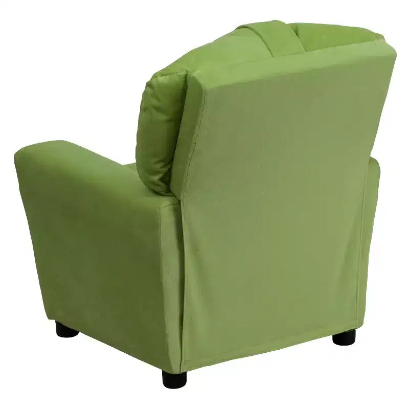 Fauteuil inclinable contemporain pour enfants Emma et Oliver avec porte-gobelet