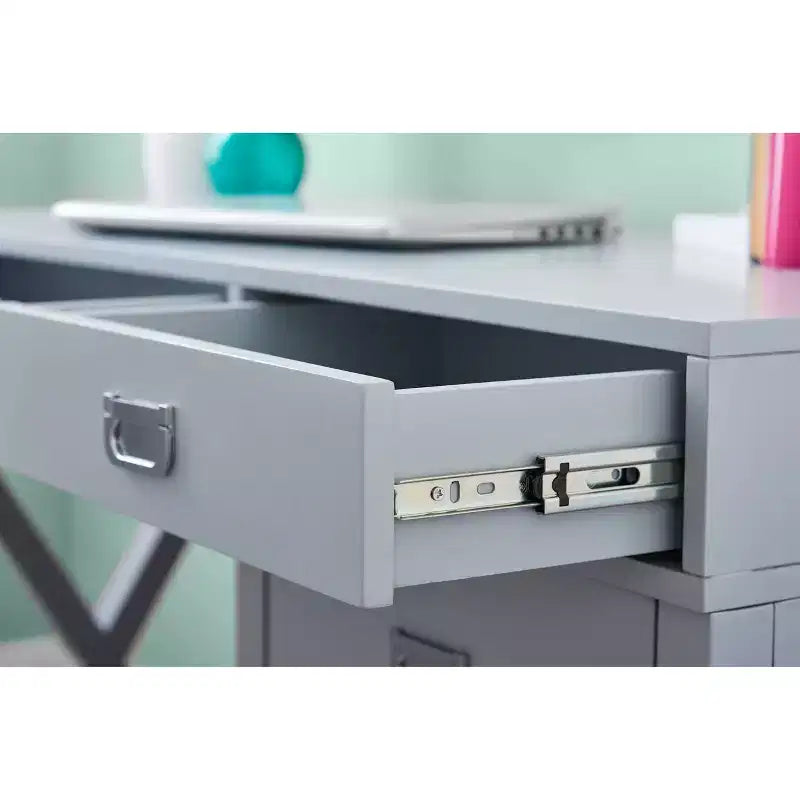 Bureau avec rangement latéral Peggy - Linon