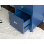 Bureau avec rangement latéral Peggy - Linon