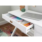 Bureau avec rangement latéral Peggy - Linon