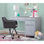 Bureau avec rangement latéral Peggy - Linon