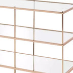Table d'appoint Lindenham à plateau en verre - miBasics