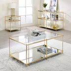 Table d'appoint Lindenham à plateau en verre - miBasics