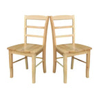Set of 2 Madrid Ladderback Chairs - International Concepts