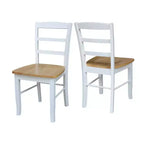 Lot de 2 chaises Madrid à barreaux - International Concepts