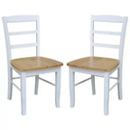 Lot de 2 chaises Madrid à barreaux - International Concepts