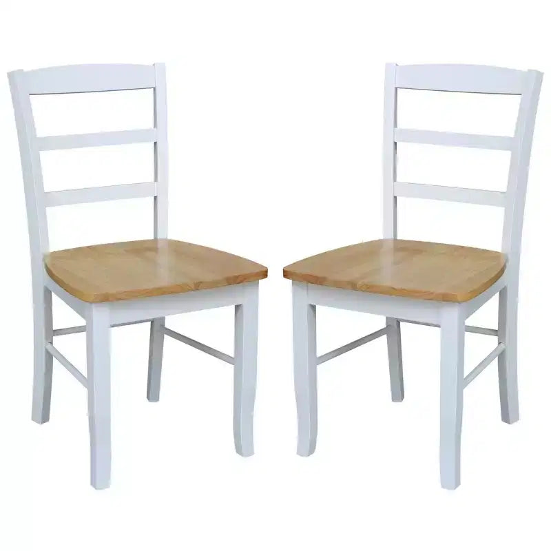 Lot de 2 chaises Madrid à barreaux - International Concepts