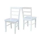 Lot de 2 chaises Madrid à barreaux - International Concepts