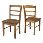 Lot de 2 chaises Madrid à barreaux - International Concepts