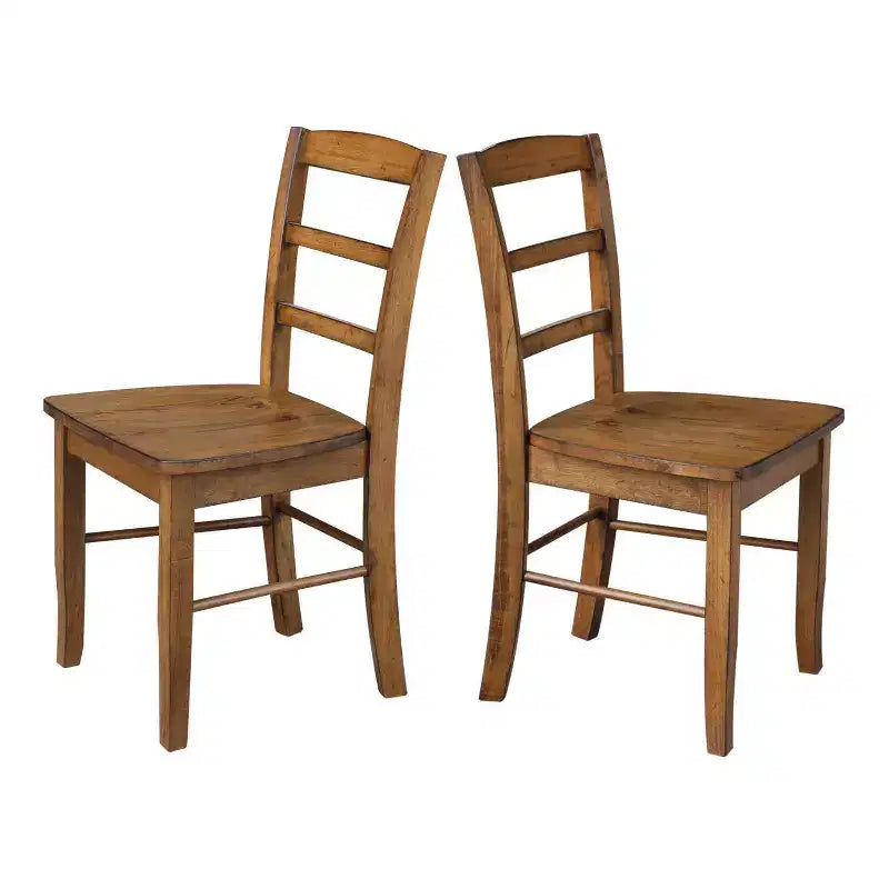 Lot de 2 chaises Madrid à barreaux - International Concepts