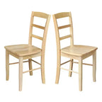 Lot de 2 chaises Madrid à barreaux - International Concepts