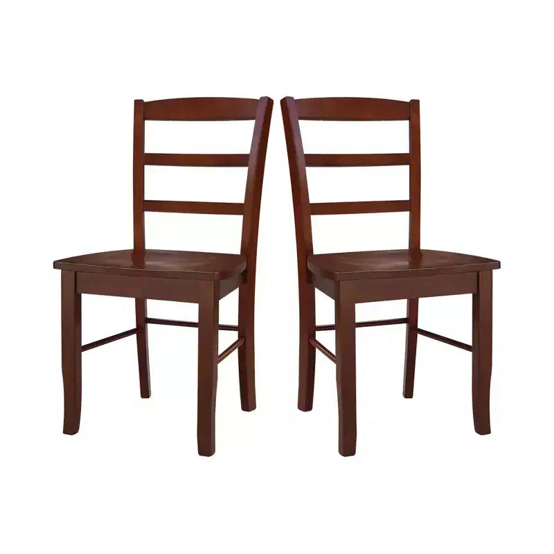 Lot de 2 chaises Madrid à barreaux - International Concepts