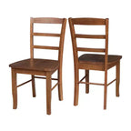 Lot de 2 chaises Madrid à barreaux - International Concepts