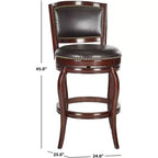 Tabouret de bar pivotant Pasquale - FOX7011 - Safavieh Couture