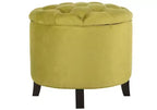 Amiela, pouf de rangement capitonné - HUD8220 - Safavieh Couture
