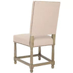 Chaise d'appoint Faxon 20 H avec garniture cloutée (lot de 2) - MCR4557 - Taupe - Safavieh Couture