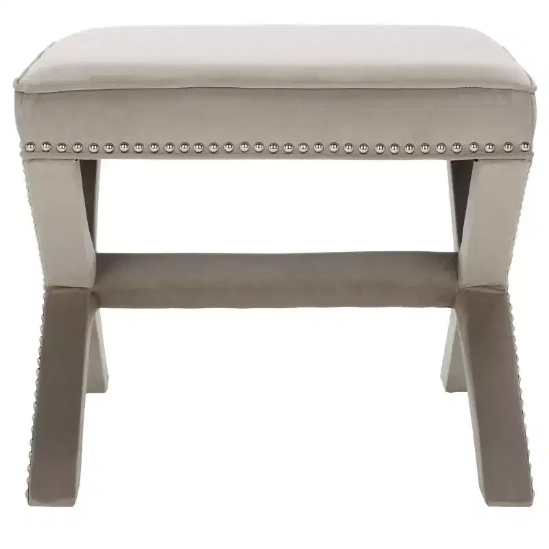 Palmer Ottoman avec clous argentés - MCR4589 - Safavieh