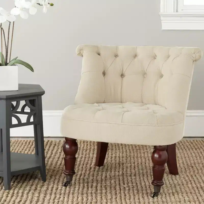 Chaise capitonnée Carlin - MCR4711 - Safavieh