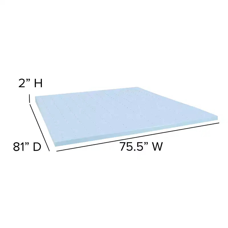 Ensemble Flash Furniture Capri Matelas à ressorts ensachés en mousse certifiée CertiPUR-US de 25 cm et surmatelas en mousse à mémoire de forme gel de 5 cm pour un sommeil confortable