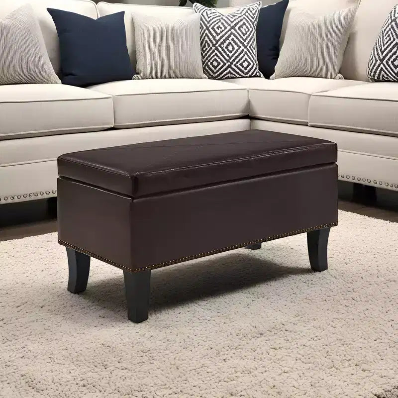Pouf de rangement Designs4Comfort Winslow - Breighton Home