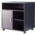 Meuble de rangement pour imprimante de bureau ou de cuisine Basicwise avec roulettes