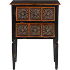 Kenneth Chairside Chest - AMH4052A - Dark Brown - Safavieh Couture