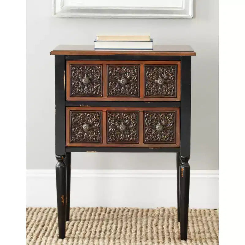 Commode d'appoint Kenneth - AMH4052A - Marron foncé - Safavieh Couture