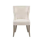 Chaise de salle à manger capitonnée Madison Park Troy à dossier ailé