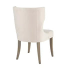 Chaise de salle à manger capitonnée Madison Park Troy à dossier ailé