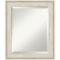 Regal Framed Bathroom Vanity Wall Mirror Birch Cream - Amanti Art