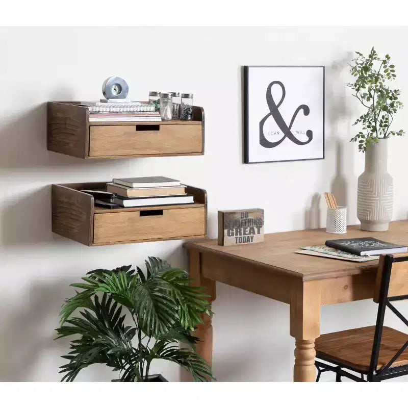 Table d'appoint murale Kitt 18 x 12 x 6,5 - Kate & Laurel All Things Decor