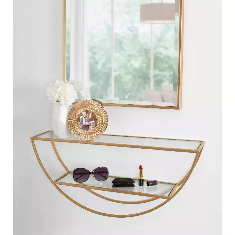 Étagère Murale Demi-Cercle Tancill 26 x 11 - Kate & Laurel All Things Decor