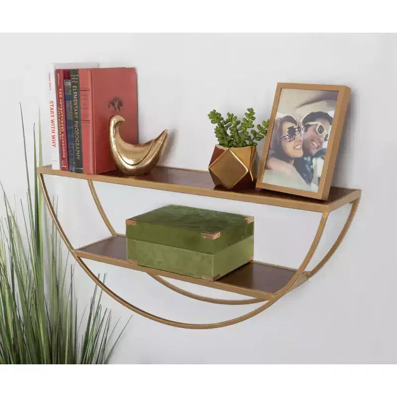 Étagère Murale Demi-Cercle Tancill 26 x 11 - Kate & Laurel All Things Decor