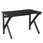 Bureau de jeu Costway Table d'ordinateur pour joueurs E-Sport en K avec porte-gobelet Crochet Maison Nouveau