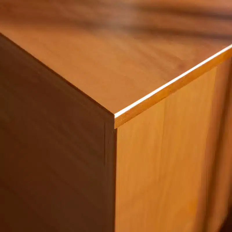 Meuble TV moderne du milieu du siècle en bois massif pour TV jusqu'à 65 po – Saracina Home