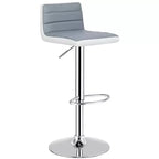 Costway Lot de 4 Tabourets de Bar Réglables en Similicuir Pivotants sans Accoudoirs Neufs
