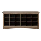 Banc à chaussures 18 paires - Prepac