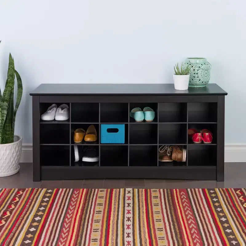 Banc à chaussures 18 paires - Prepac