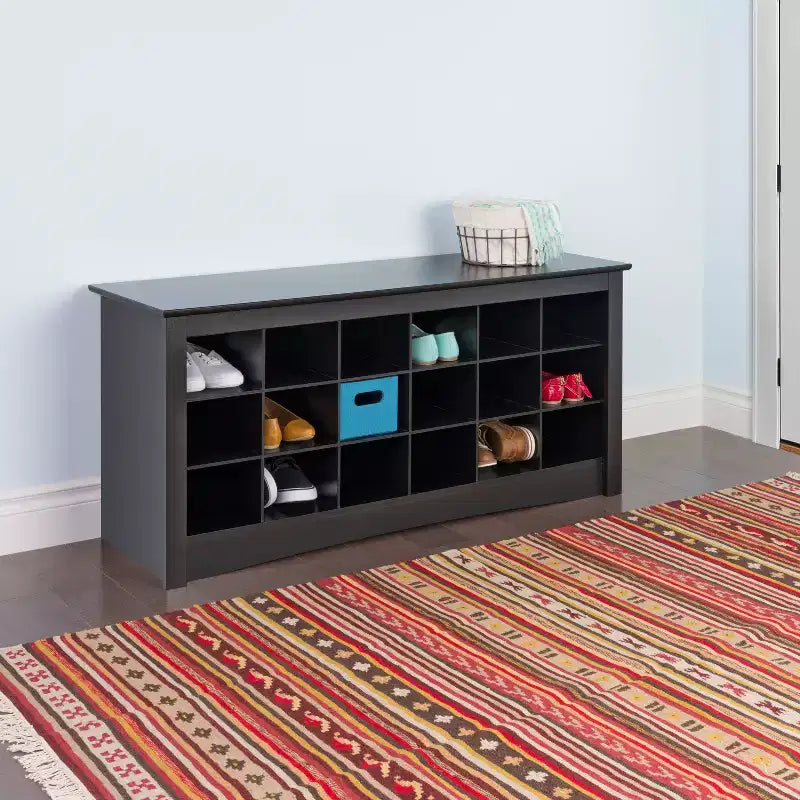 Banc à chaussures 18 paires - Prepac