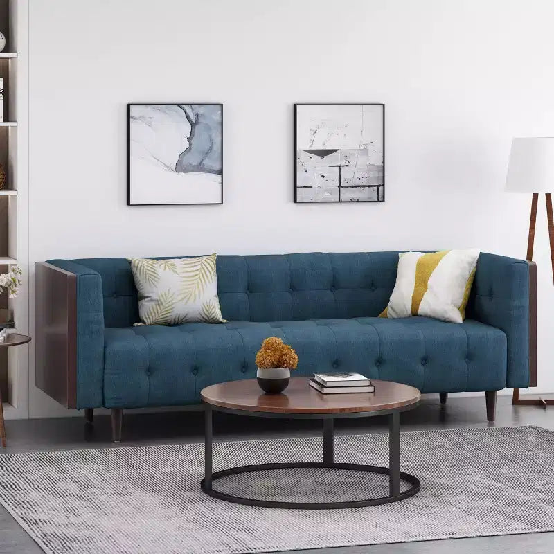 Canapé 3 places touffeté contemporain Mclarnan - Christopher Knight Home