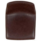 Tabourets de bar Merrick Lane de 61 cm de hauteur avec siège baquet en similicuir, lot de 2